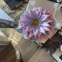 Florero Con Rosas Eternas