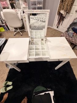 White vanity