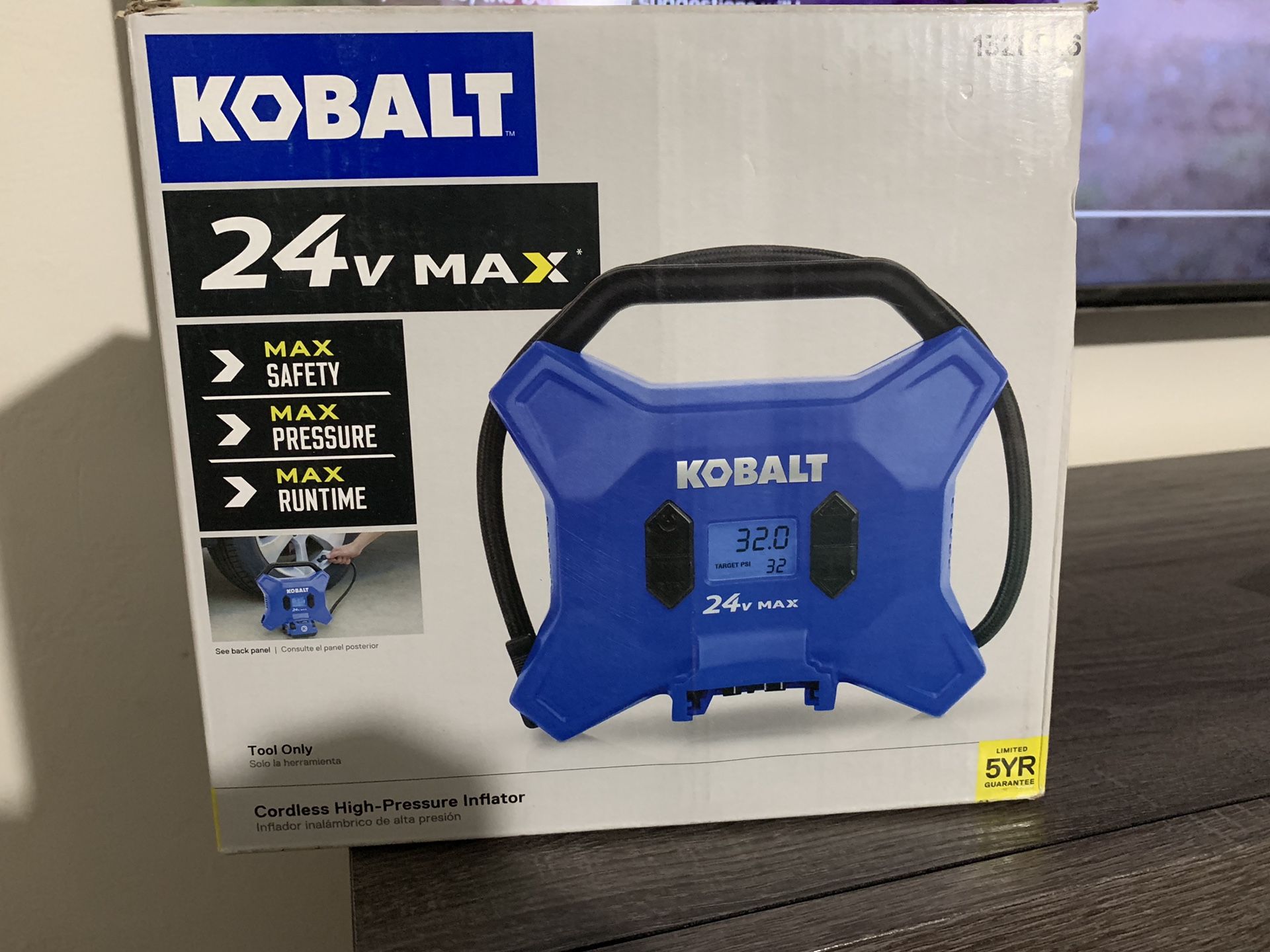 Brand new Kobalt High Pressure Inflator