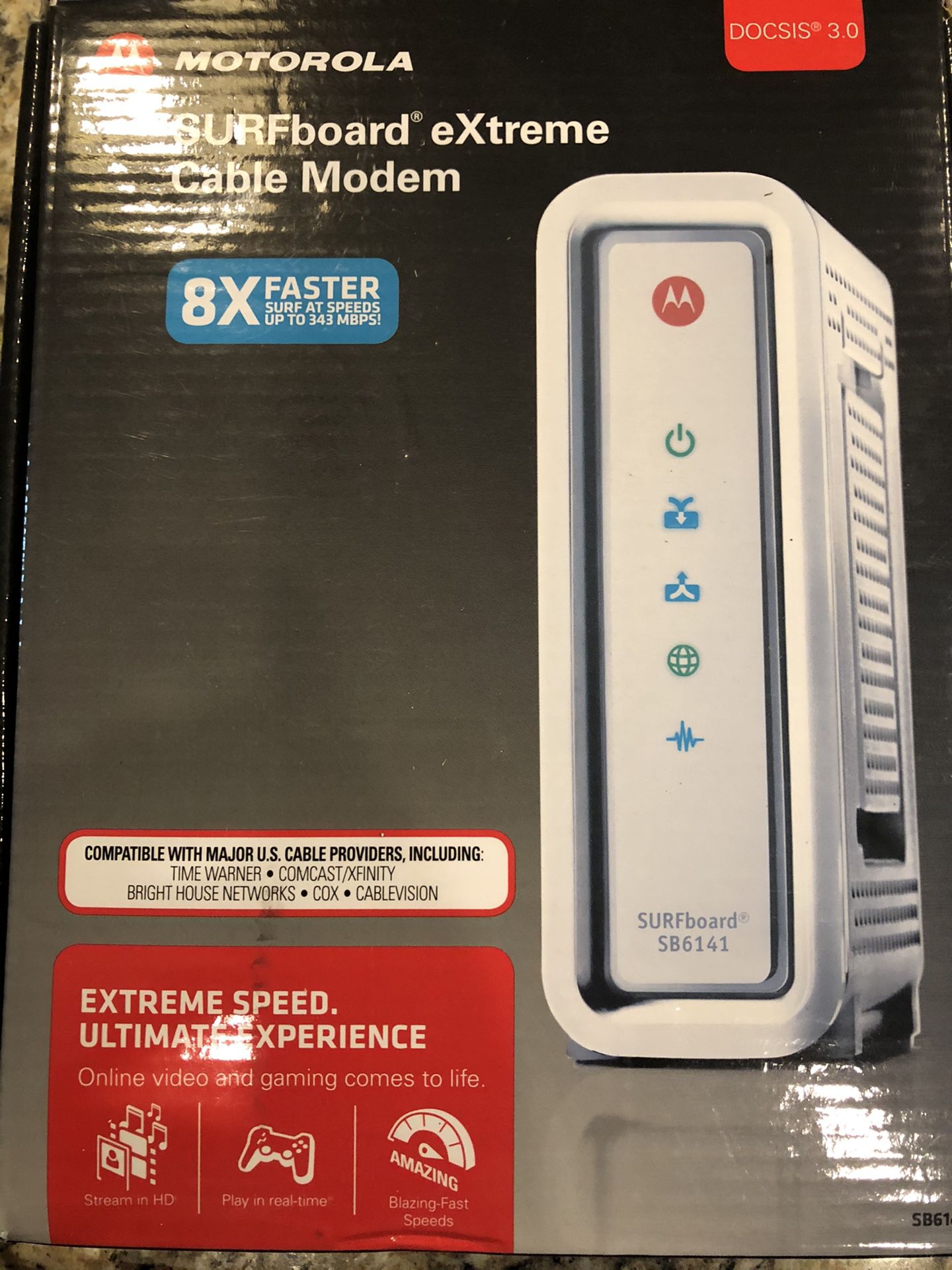 Motorola surfboard extreme cable modem