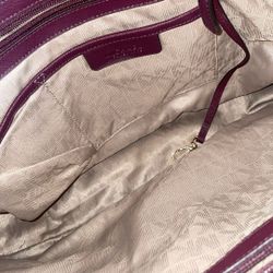 EUC Michael Kors burgundy tote bag