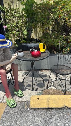Bistro table and chairs