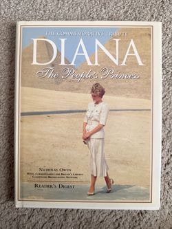 Diana: The People's Princess Hardcover Book by Nicholas Owen (1997 Reader's Digest) – Like New!