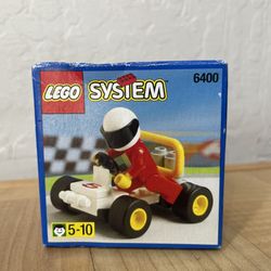 Vintage 1997 LEGO System #6400 Race Car & Driver Ages 5-10