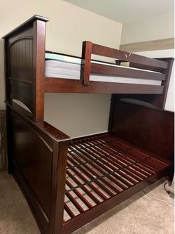 Twin over full bunk bed