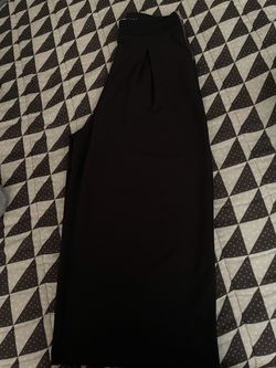 Black wide leg pants new size S