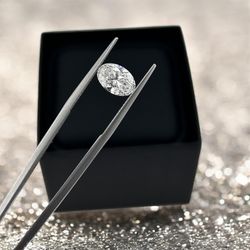 Oval Shape Lab Grown Certified Diamond 