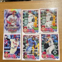 2023 TOPPS PHILADELPHIA PHILLIES 33 CARD LOT 