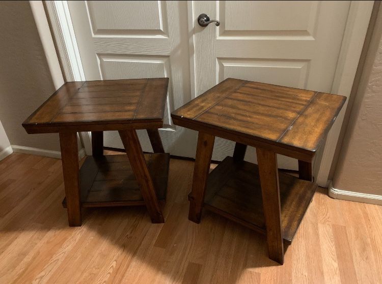 Wood End Tables