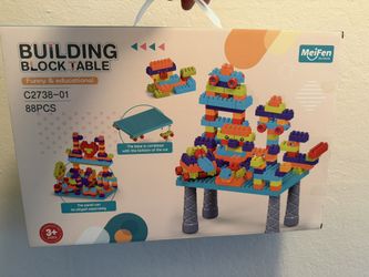 Brand New Building Block Table