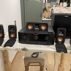 Klipsch 5.1 Home Theater System + Marantz Receiver