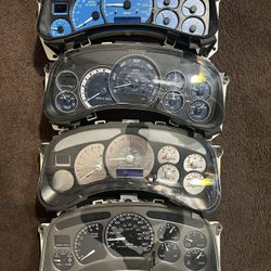 CLUSTERS FOR SALE AND REPAIR STAR 90 AND UP FOR SILVERADO TAHOE YUKON HUMMER TRAILBLAZER ENVOY SIERRA ESCALADE