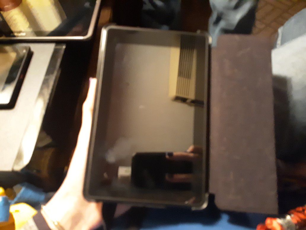 Tablet with case