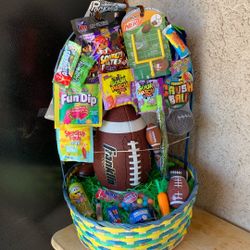 NFL FOOTBALL EASTER BASKET 