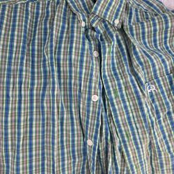 CINCH SHORT SLEEVE BUTTON DOWN SHIRT SZ L