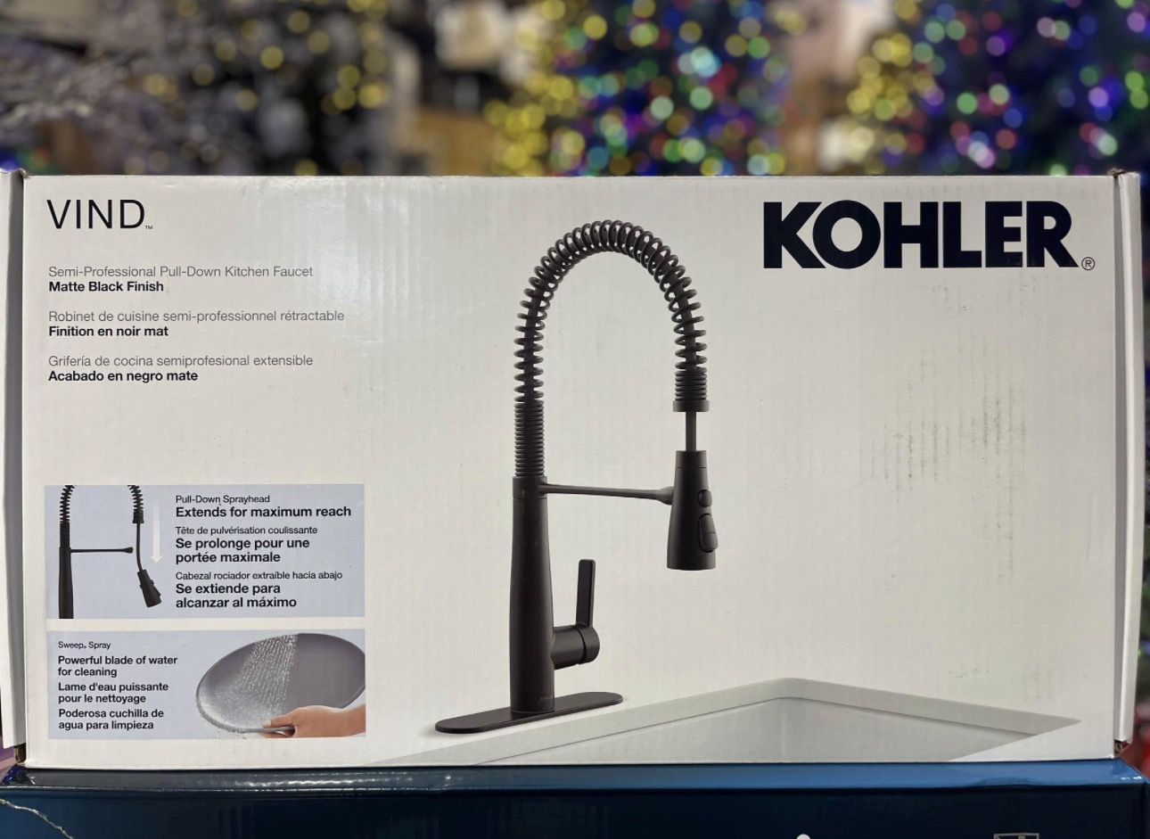 Kohler Vind Semi-Professional Pull-down Kitchen Sink Faucet