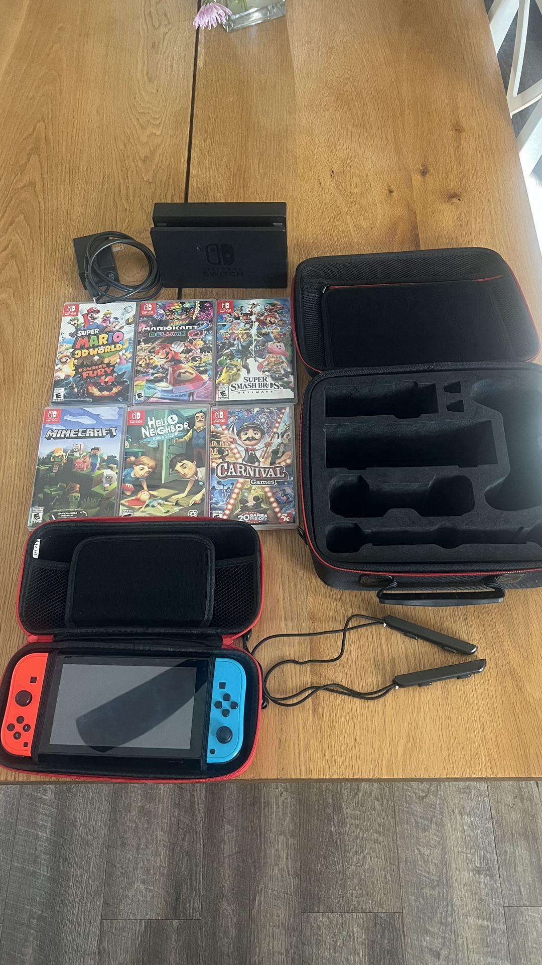 Nintendo Switch With Games 