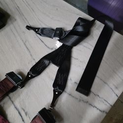 Car Seat Strap With Tether Attachment  