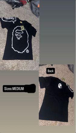 Last bape tees remaining sizes are in pictures
