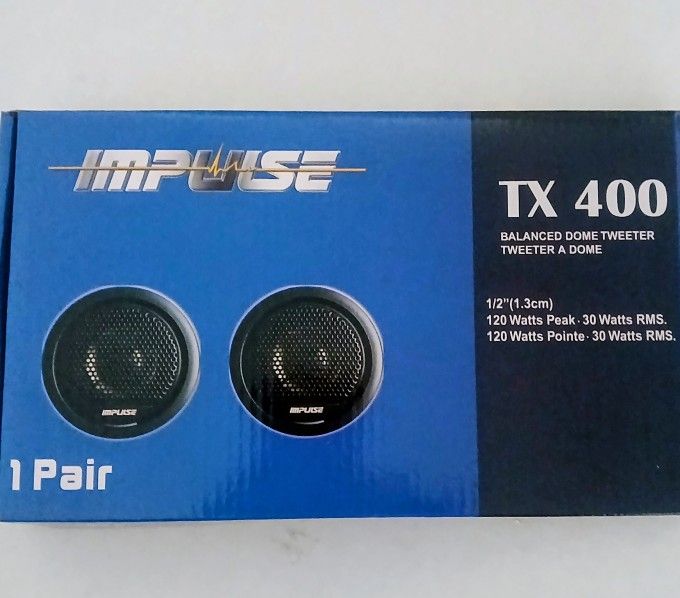 Impulse Audio 400 Watts Dome Tweeters Brand New In The Box Firm Price