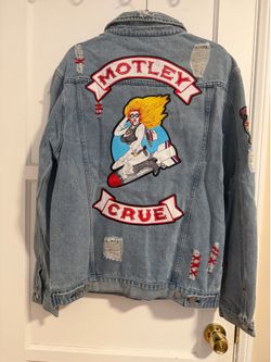 Motley Crue Jean Jacket-Men’s Size Large