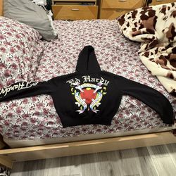Ed Hardy Small Black Sweater 