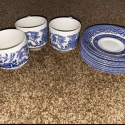 Churchill Saucers And Cups 