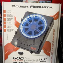 Power Acoustik Hide Away 8"