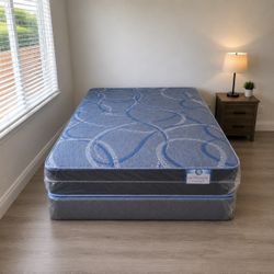 Brand New Full Size Mattress 10” Thick – Factory Direct! Also available in Twin, Queen & King. Ask about our Same-Day Delivery 🚚