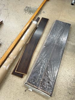 FREE: Stair rail and vinyl flooring
