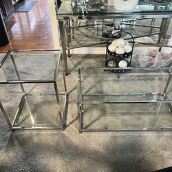 Glass Coffee Table & End Table Come Get Today 