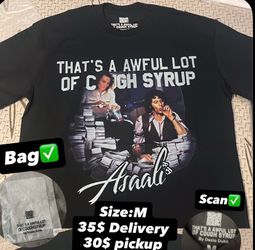 Awful lot cough syrup tee