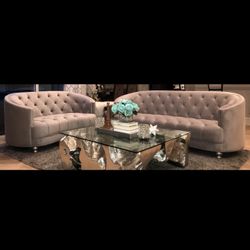 Sofa and Loveseat Set