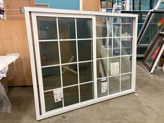 NEW! RELIABILT 47″x59.5″ Sliding Window with Grid