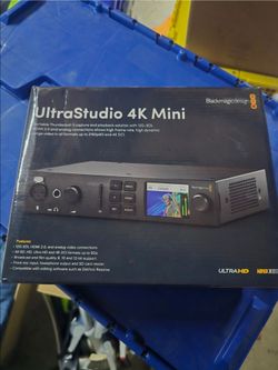 🎬 Blackmagic UltraStudio 4K Mini — Pro 4K Capture Rig (Open Box, Like New!) 🎬