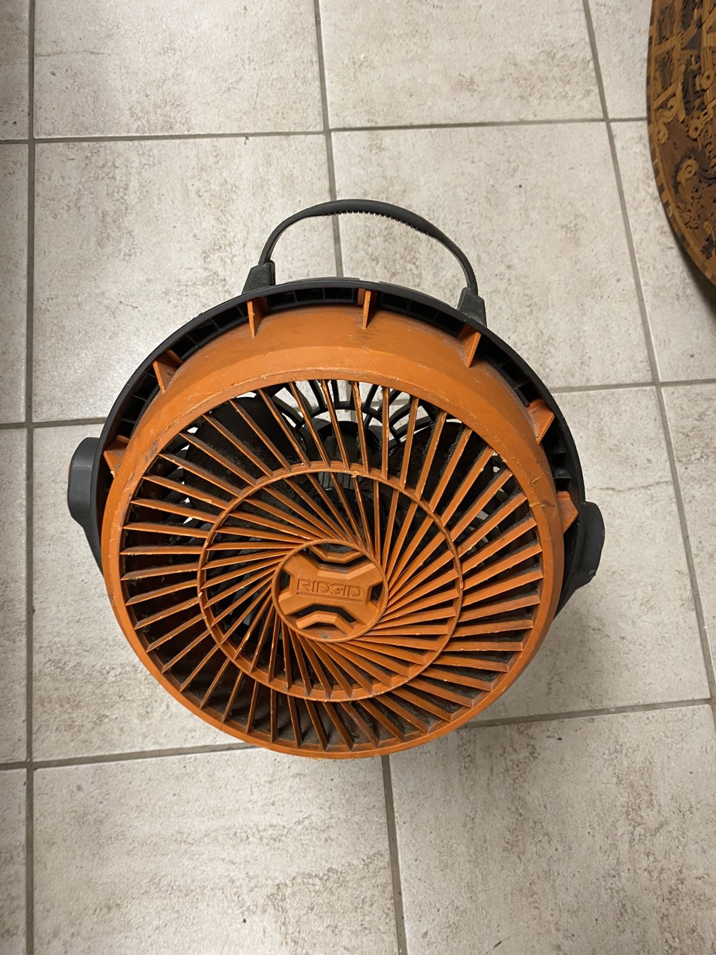 Ridgid 8 volt With Batt Jobsite Fan #1012075 21
