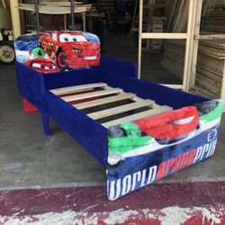cars toddler size bed