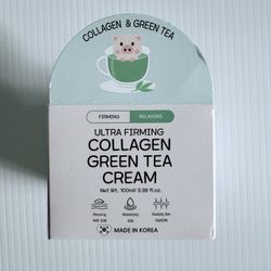Korean Bonnyhill Ultra Firming Collagen & Green Tea Cream 3.38oz Skincare New