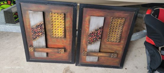 Art Metal Wall Very Heavy.set $40