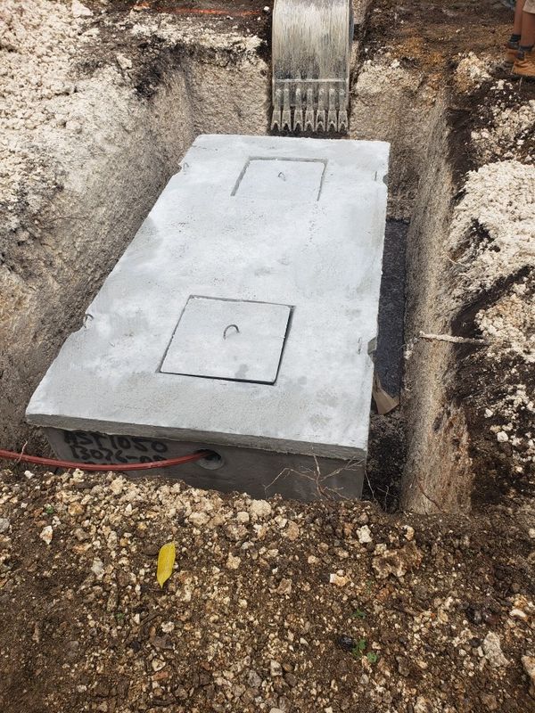sewer cistern
