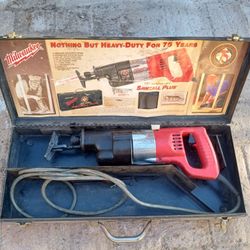 Milwaukee Sawzall Plus Heavy Duty 75th Anniversary Great Condition 
