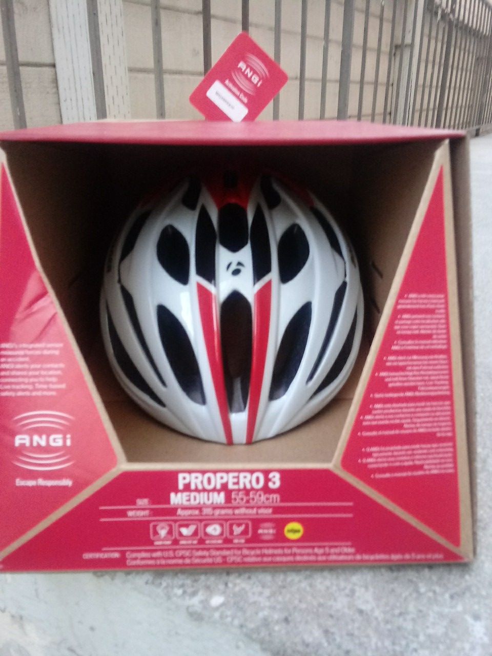 SPECIALIZED MEDIUM PROPERO 3 BIKE HELMET. NEW IN BOX $130.00. $50.00 OR MAKE ME OFFER. ANGI ACCICDENT BACKED.