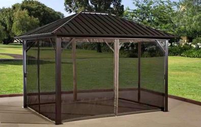 new in box gazebo hard top