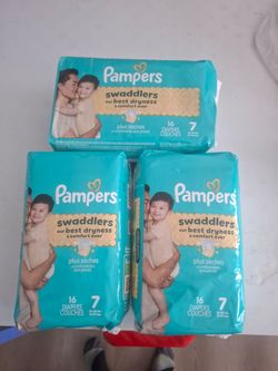 PAMPERS SIZE 7 $25 FOR BOTH