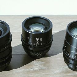 Sigma Cine EF Mount High Speed Primes 3 Lens Kit (18-35mm, 50mm, 85mm)