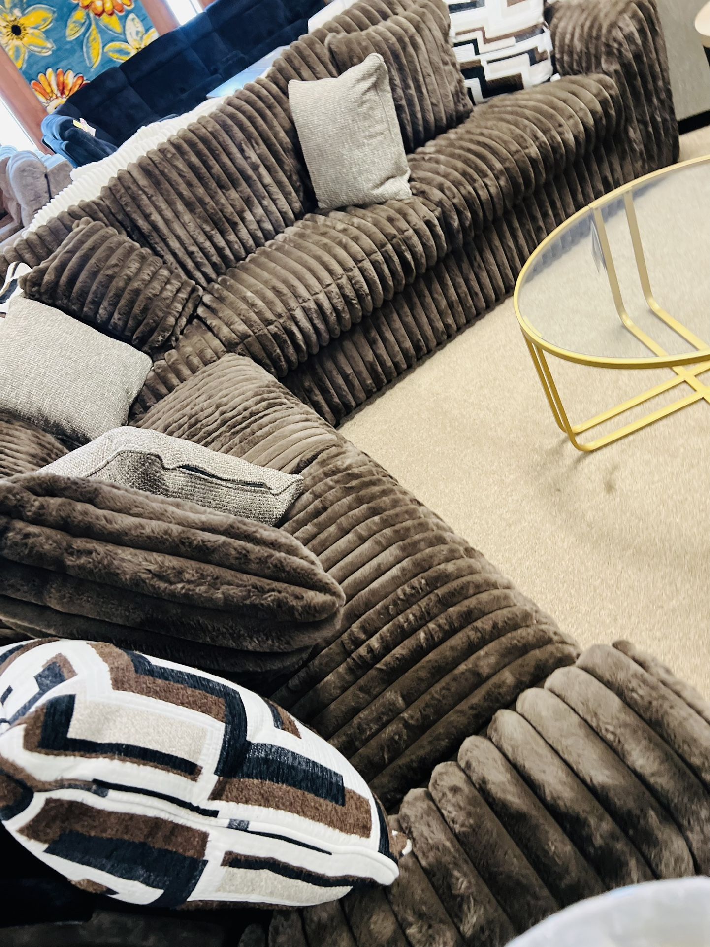 Deep Seat Cozy Sectional!