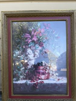 Pair Of Cherub Angel Picture Frame