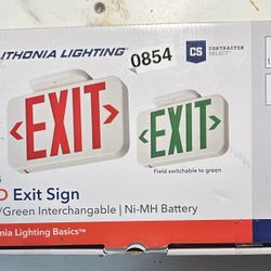 NEW Lithonia Lighting EXRG LED Exit Sign – In Box