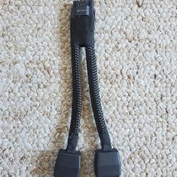Nvidia RTX 4070 Adapter 2x 8pin PCIe to 16pin(12+4) 12VHPWR Power Cable Straight
