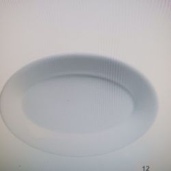 STEELITE International PLATTER OVAL PLATES 13 1/4 IN X 9 INCHES